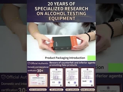 OEM สี Semiconductor Breathalyzer Mr Black1000 สําหรับการใช้ในบ้าน